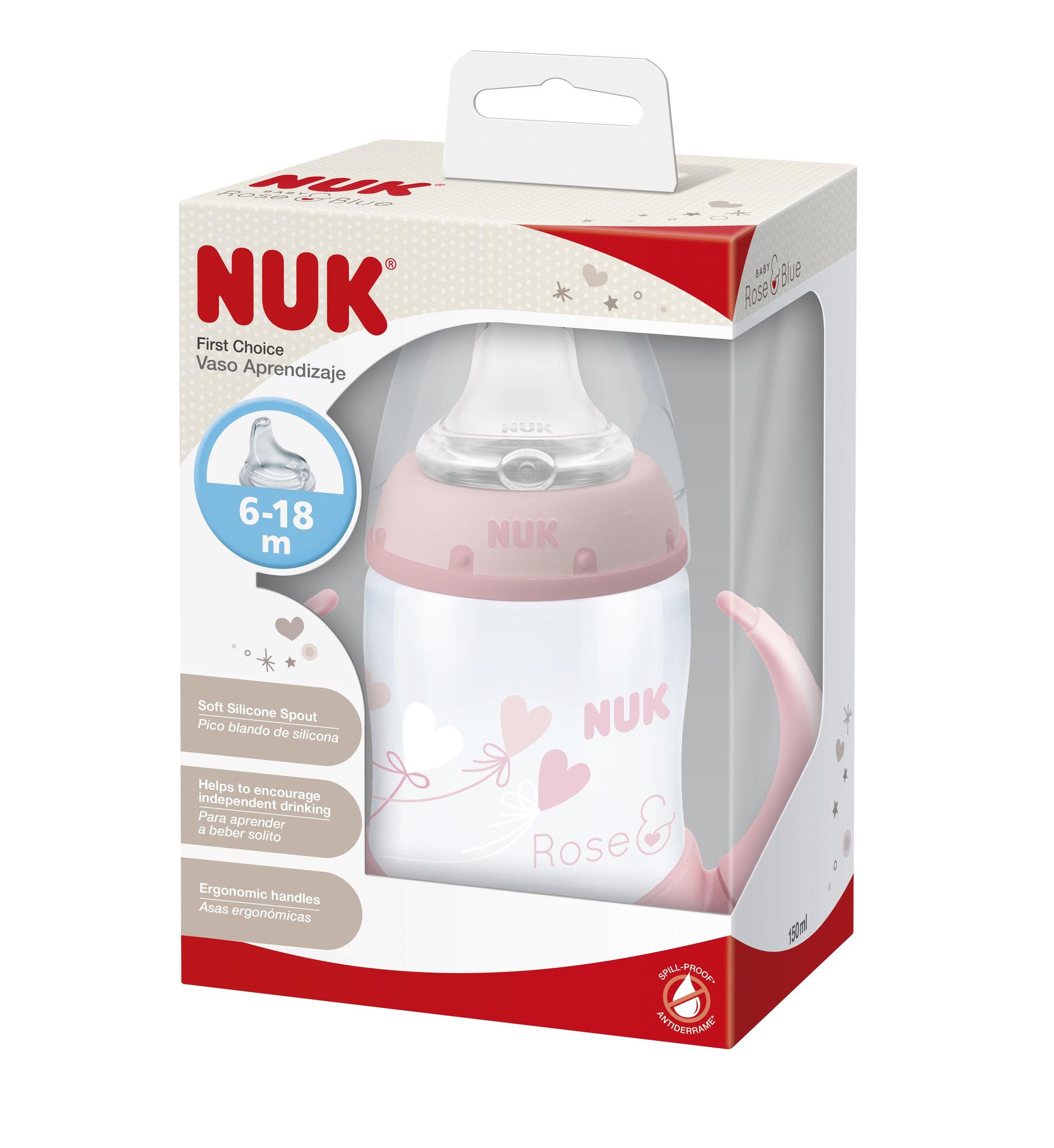 VASO DE APRENDIZAJE X 150 ML ROSA