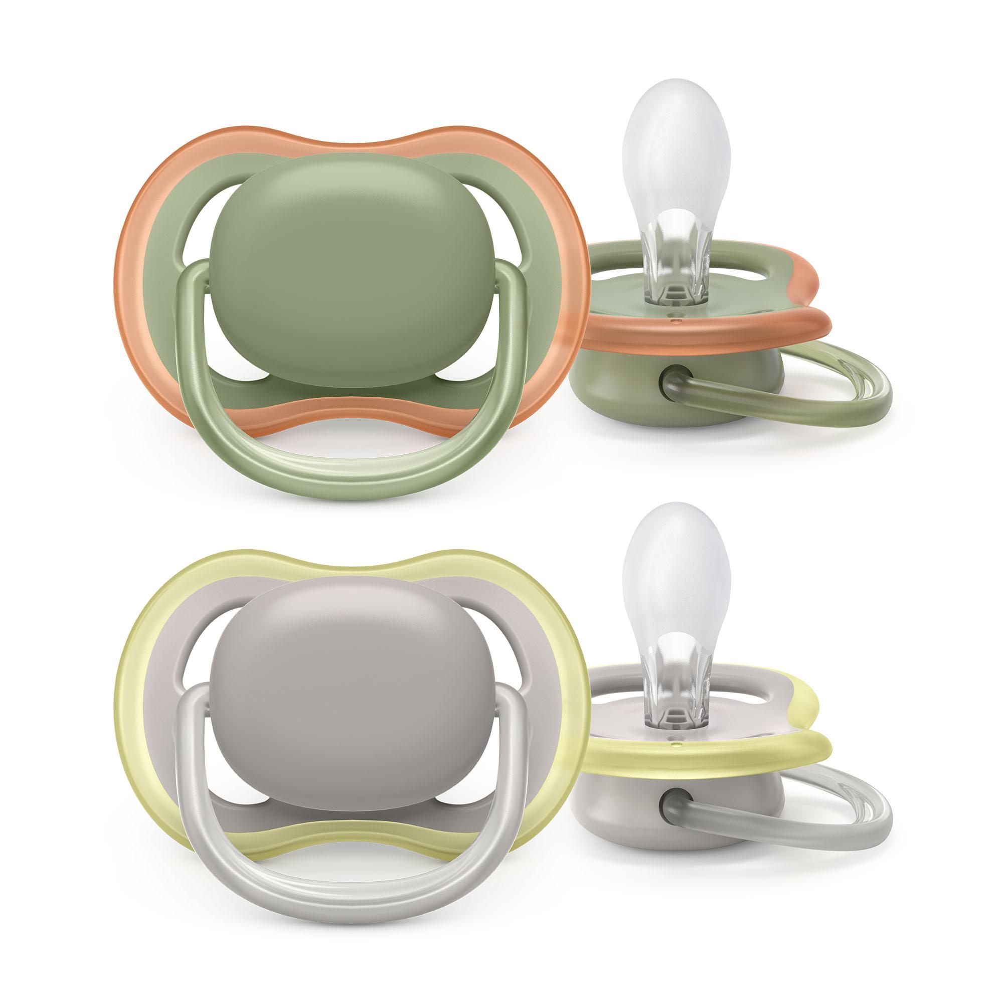 Chupetes ULTRA AIR Plain x2 (6-18m) Ve