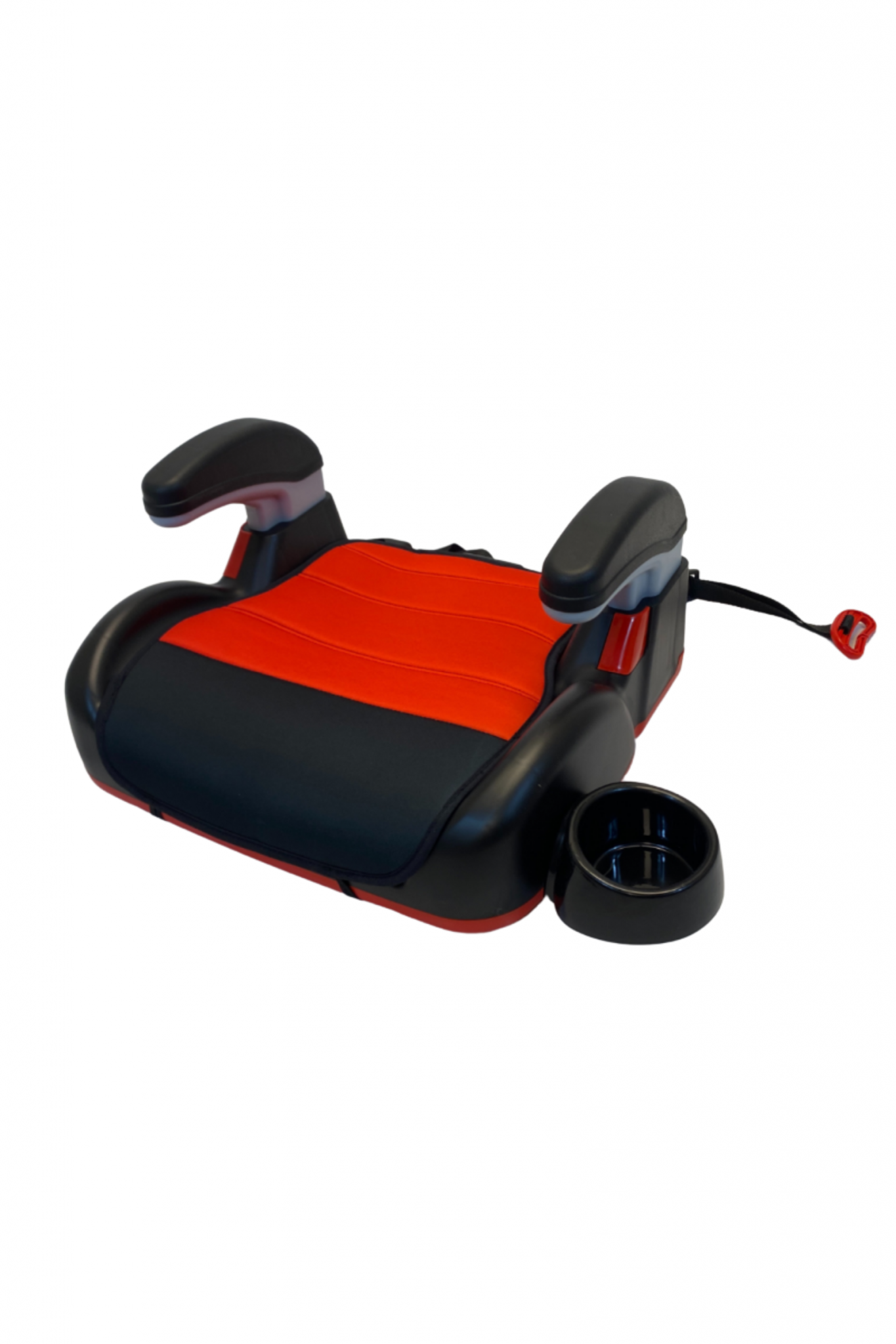 BOOSTER ASIENTO PARA AUTO CON POSA VASO ROJO