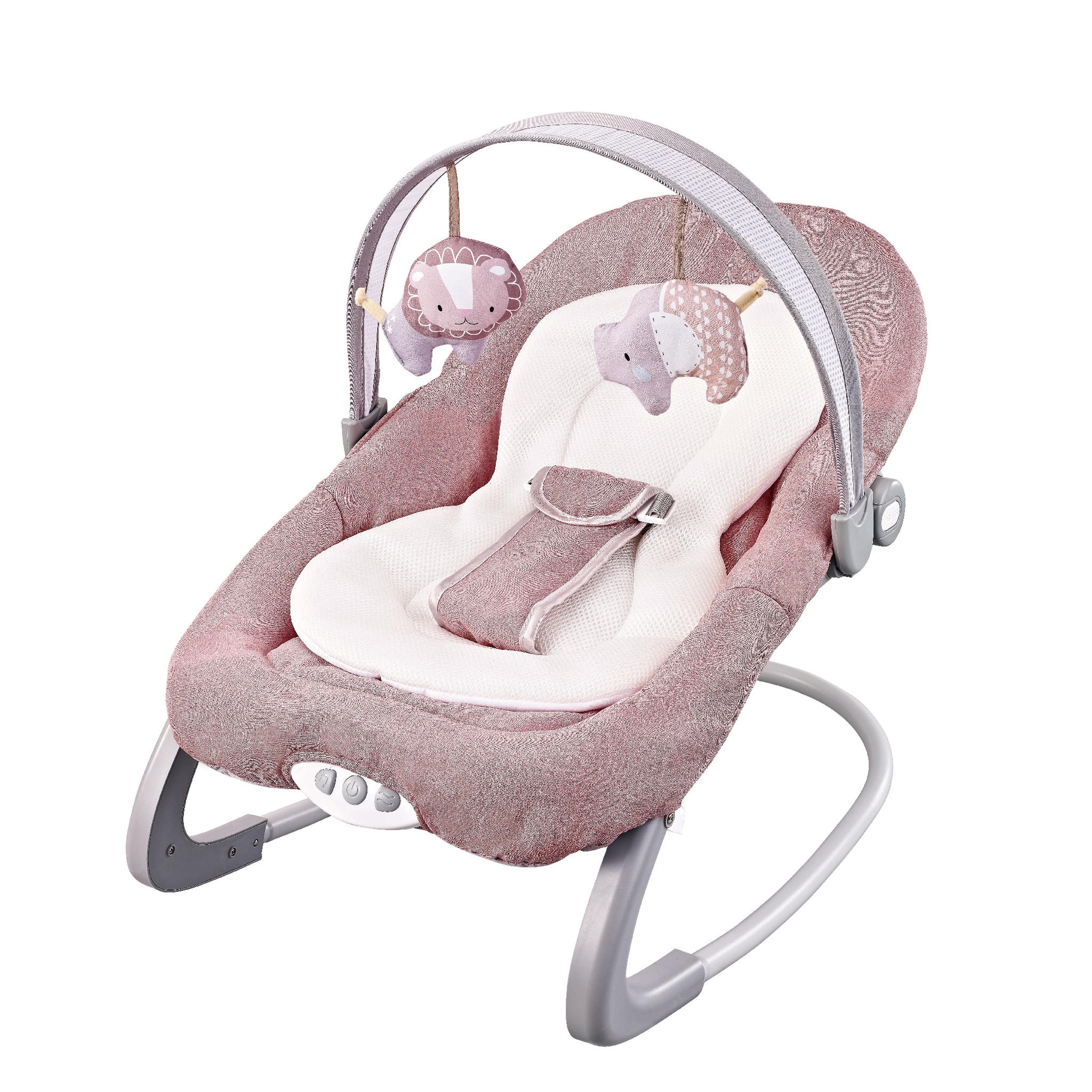 MECEDORA MUSICAL Y JUEGOS RECLINABLE ROSA