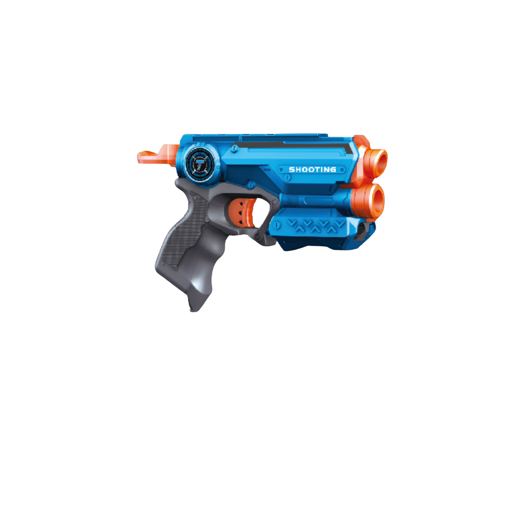 PISTOLA LANZA DARDOS MANUAL 6 DARDOS