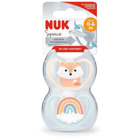 SET DE 2 CHUP SPACE ZORRO ARCO IRIS
