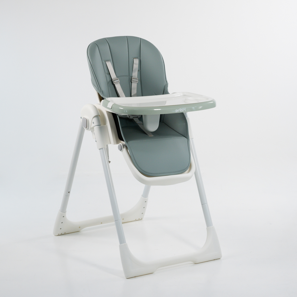 SILLA DE COMER DE LUJO C/RUEDAS  VERDE