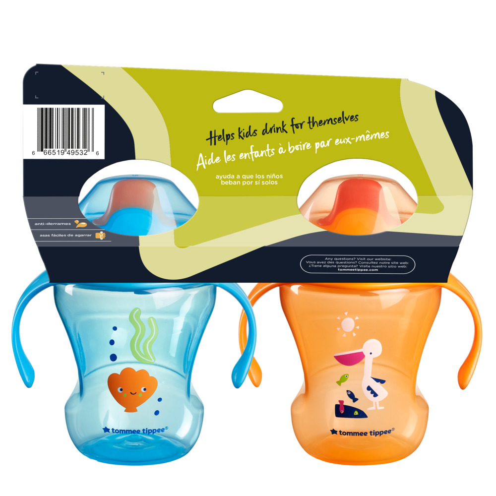 VASOS 230 ML SIPEE TRAINER 2 PK ANIMALES