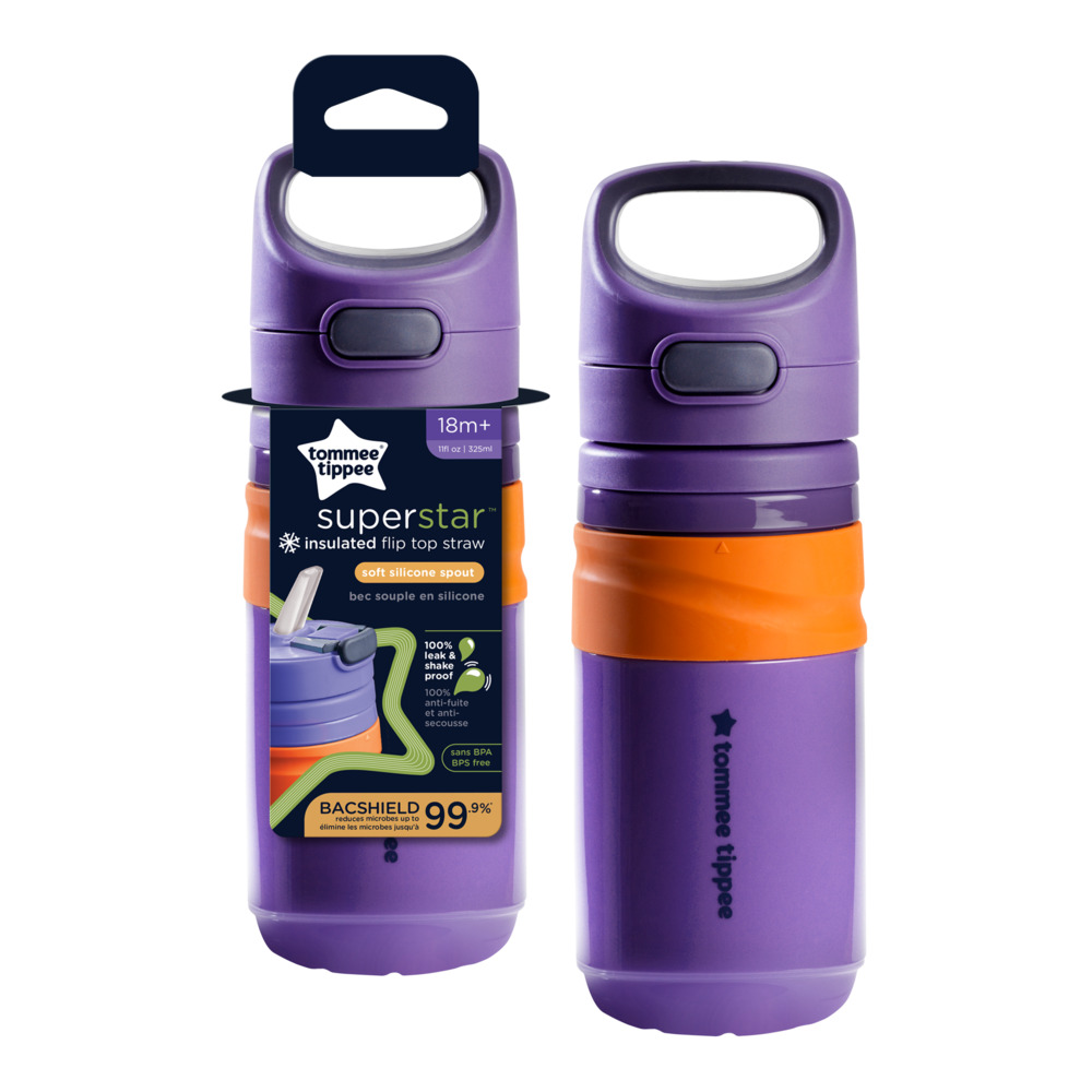VASOS 325 ml (TERMICO) STRAW CUP SUPER STAR 1
