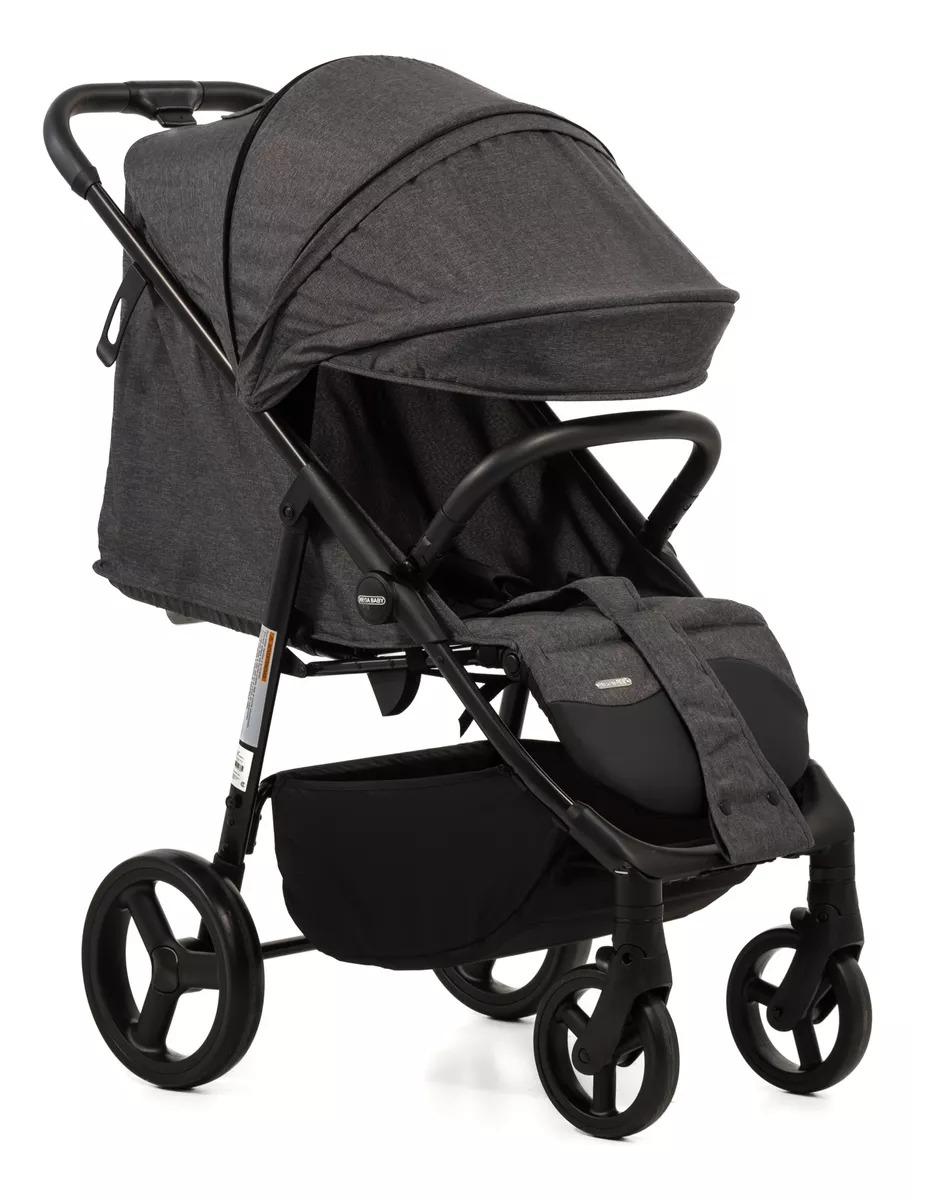 COCHE MEGA BABY CUNA ZEUS GRIS