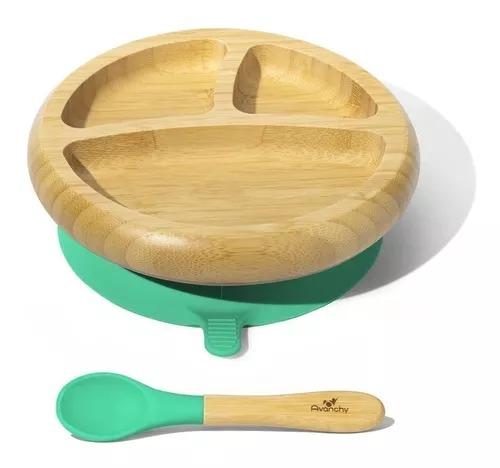 BAMBOO STAY PUT SUCTION BABY BOWL DIVIDED VER