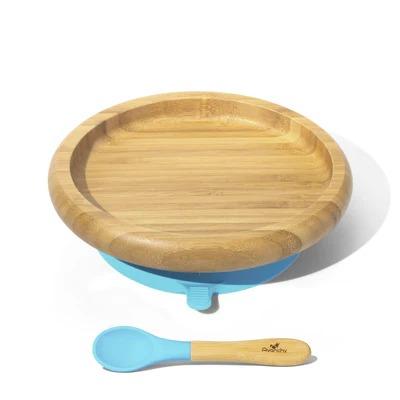 BAMBOO STAY PUT SUCTION CLASSIC PLATE  CELEST