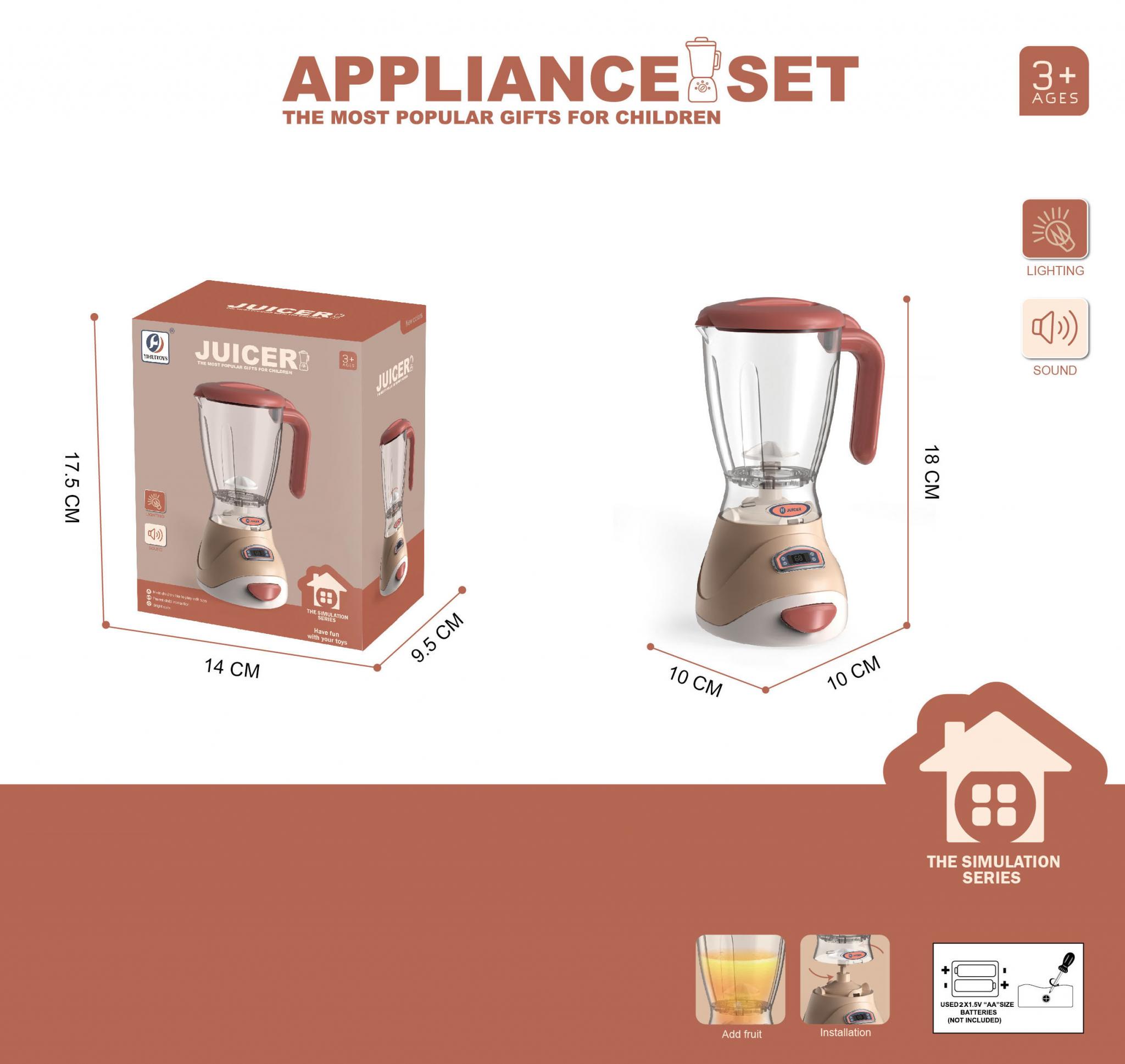 B/O HOME APPLIANCE WITH LIGHT AND SOUND