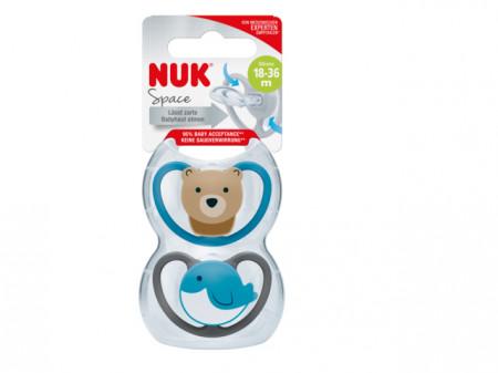 NUK SET DE 2 CHUP.SPACE T3 PANDA/BUHO