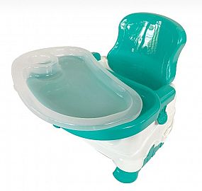 SILLA DE COMER BOOSTER PLEGABLE PORTATIL AQUA
