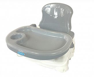 SILLA DE COMER BOOSTER PLEGABLE PORTATIL GRIS