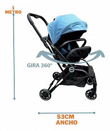COCHE MEGA BABY JAVA ALONE BLUE