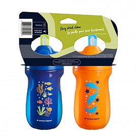 VASO 260 ML STRAW UP 2 PK TERMICO 4 COLORES